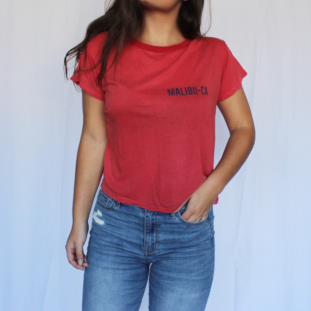 brandy Melville cropped shirt